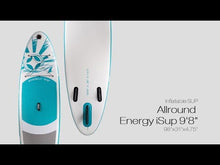 Video laden en afspelen in Gallery-weergave, Allround Energy iSup 9&#39;8&quot; &amp; Energy 2 PC Paddle
