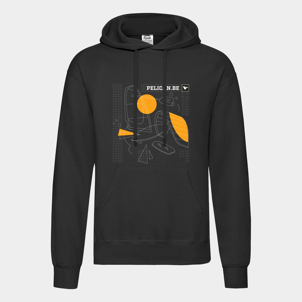 Pelican Sketch hoodie - Unisex